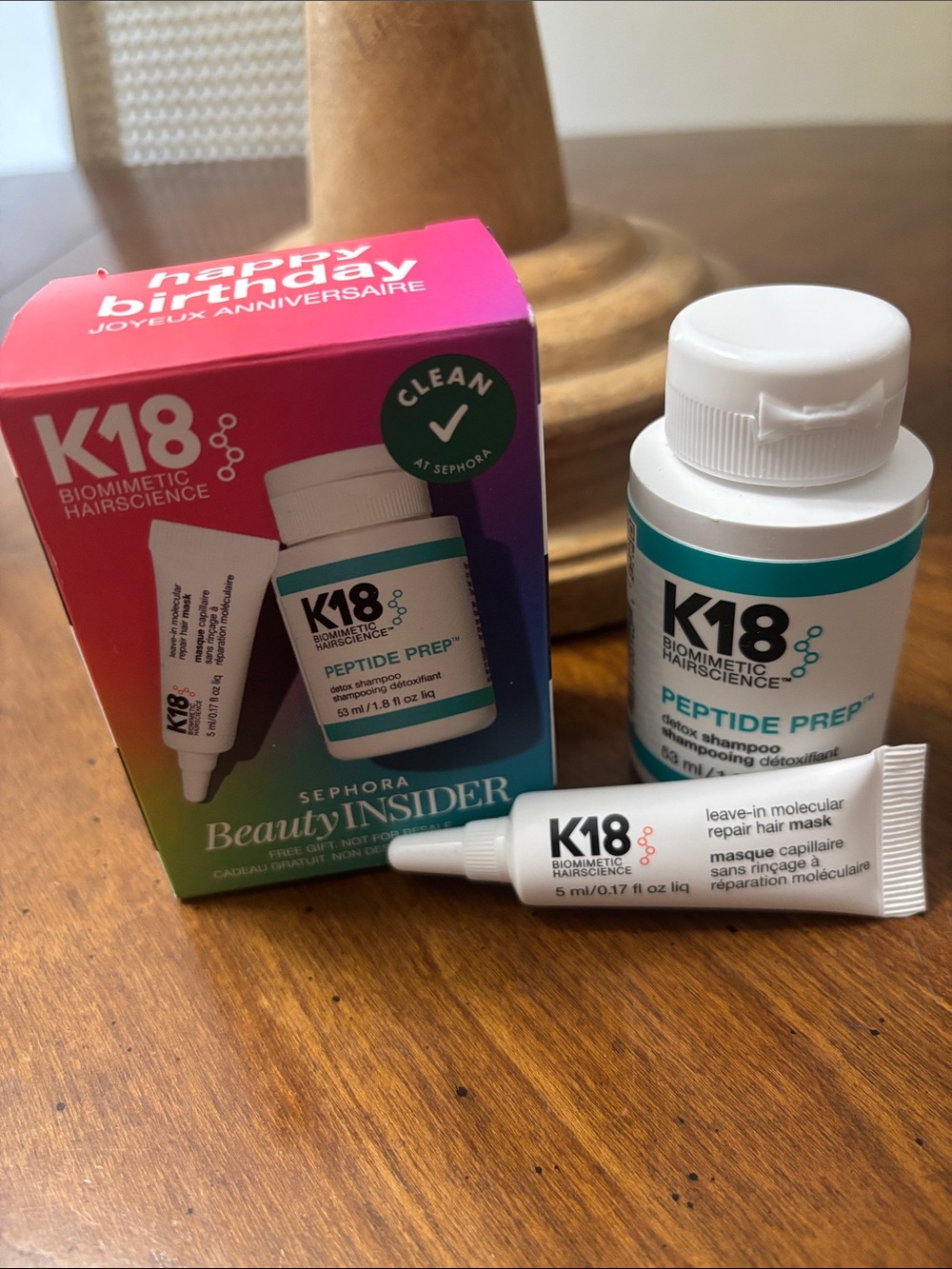 K18 Peptide Prep Detox Shampoo Travel Size